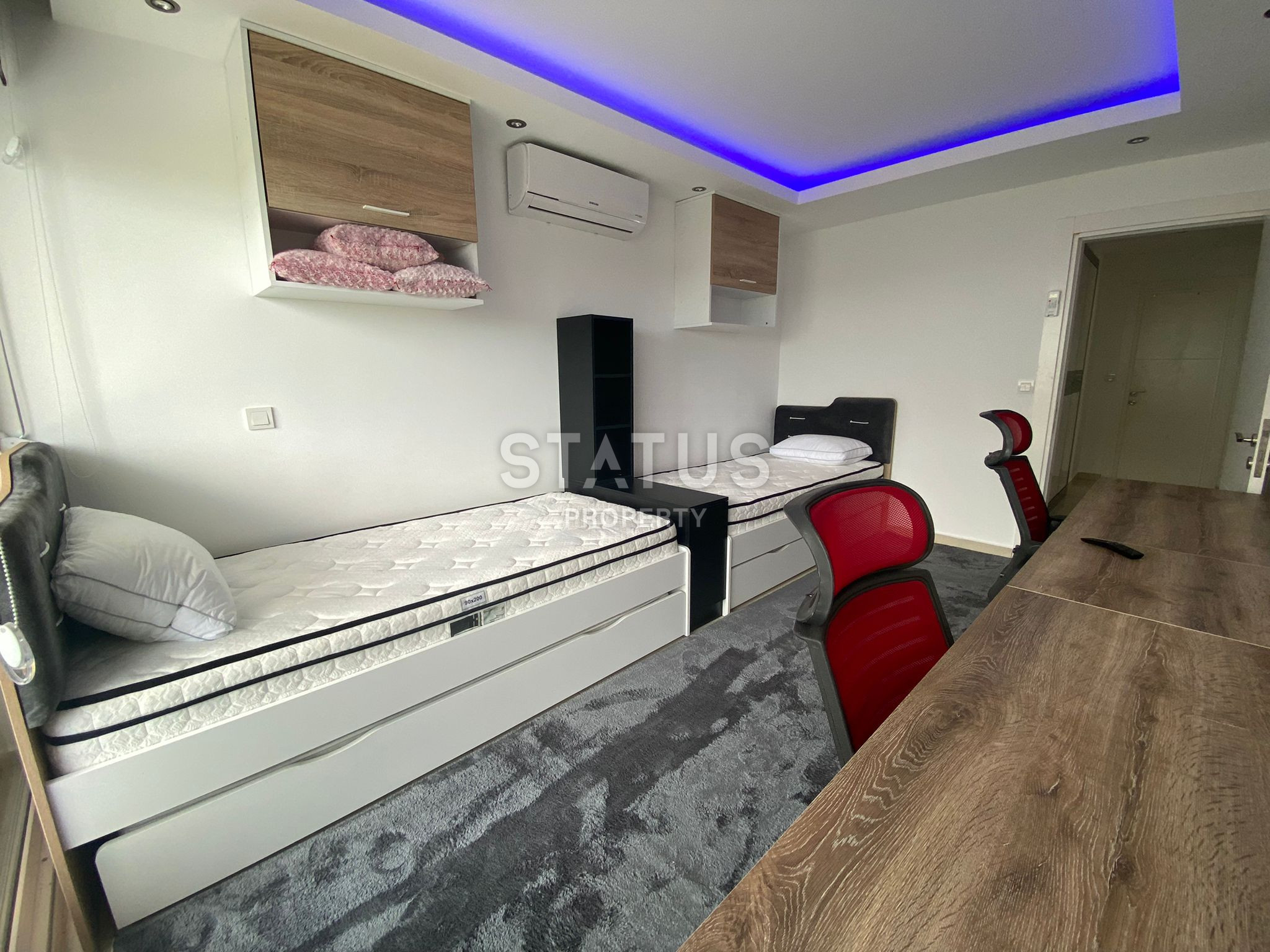 Garden duplex 3+1 with new furniture and appliances, 220 sq.m. фото 30