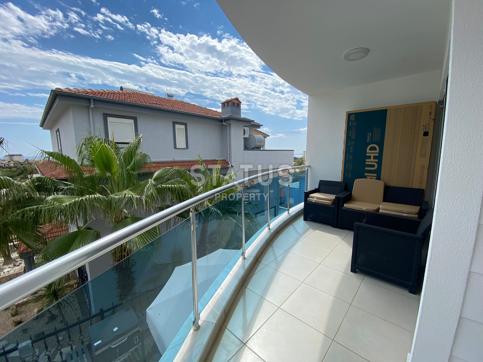 Garden duplex 3+1 with new furniture and appliances, 220 sq.m. фото 31