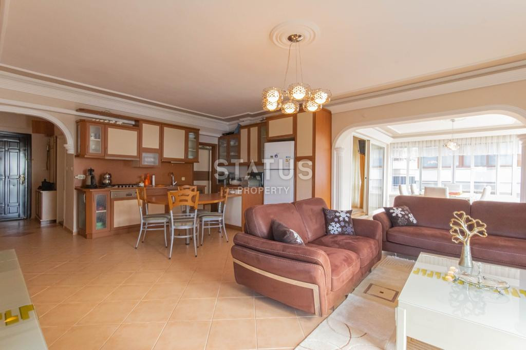 Уютная, просторная квартира 2+1 с видом на море в Махмутларе, 115 м2. фото 12