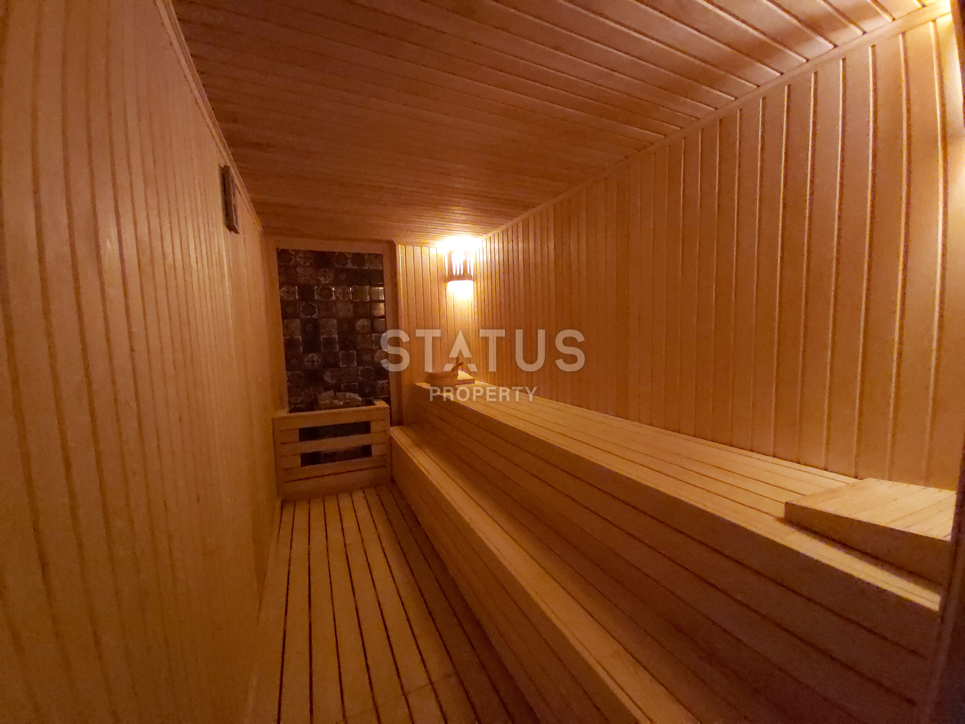 Apartment 2+1 with sea and mountain views in a luxury complex. 100 m2. Kestel, Alanya. фото 8