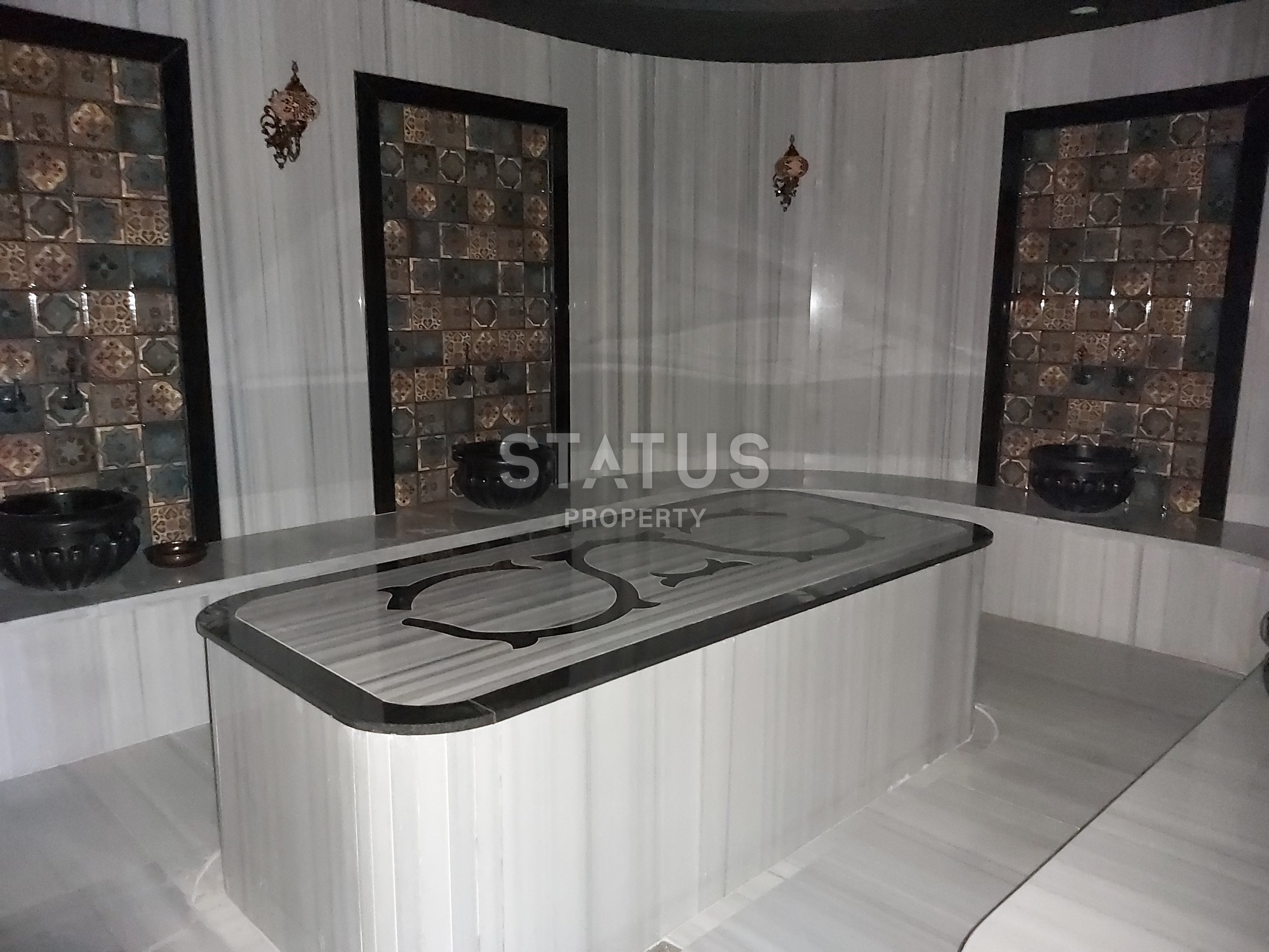 Apartment 2+1 with sea and mountain views in a luxury complex. 100 m2. Kestel, Alanya. фото 9