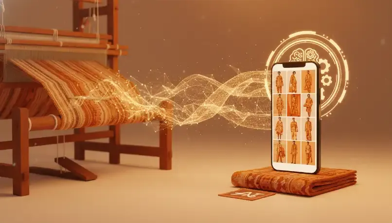 From Loom to Instagram: How a Small Weaver in Gujarat Turned Fabric into an Online Fashion Brand Using AI