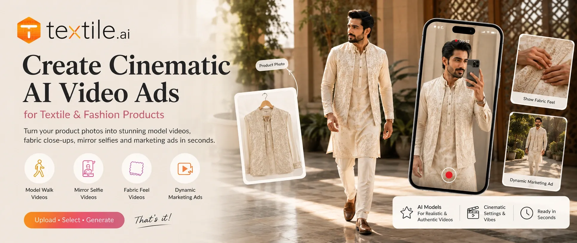 How to Create Cinematic Product Videos for Garments Without Photoshoots