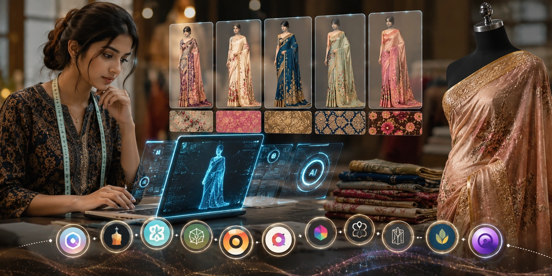 10 Best AI Saree Design Generator Tools in 2026 (Compared for Designers & Sellers)