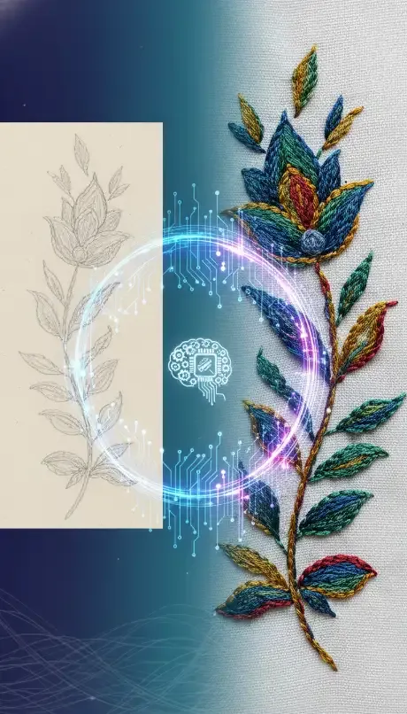 Sketch to Embroidery: How AI Converts Hand Drawings into Production Files