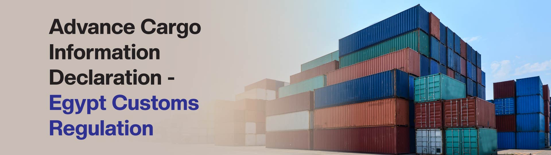 Advanced Cargo Information Declaration