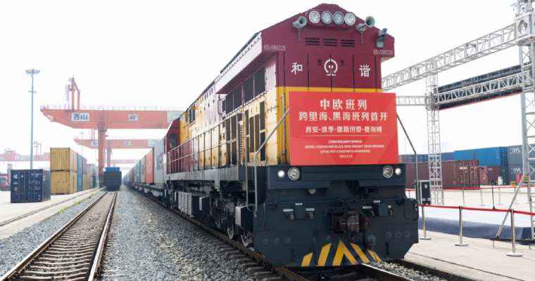 China introduces new rail service to increase freight to Europe via the Caspian Sea