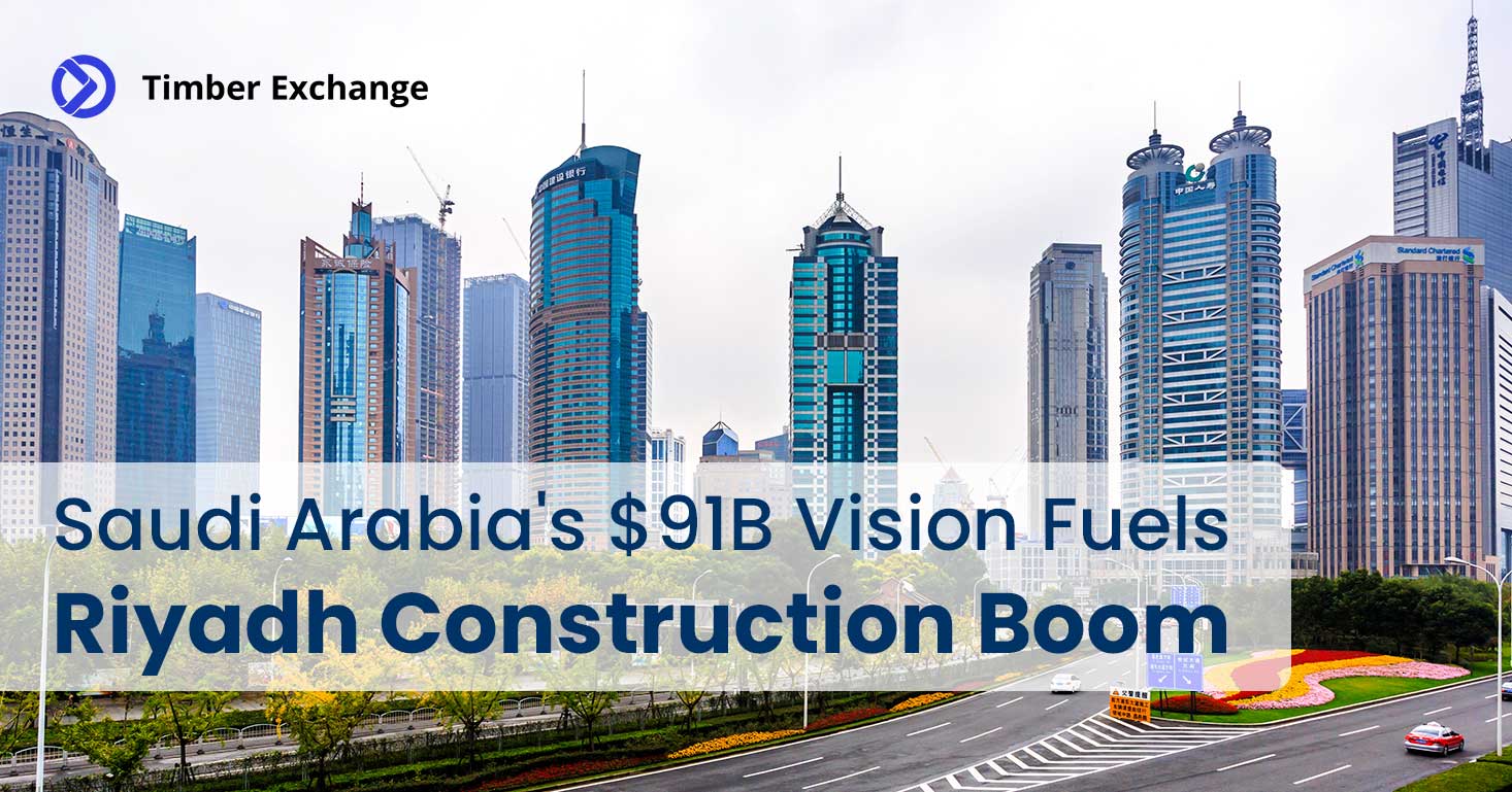 Saudi Arabia's $91B Vision Fuels Riyadh Construction Boom