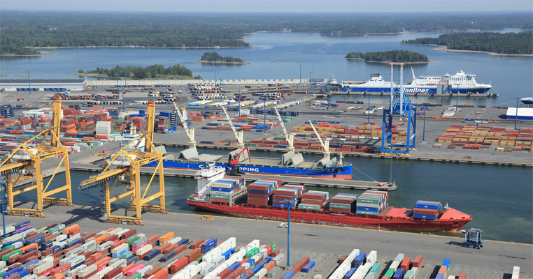 Finnish ports and terminals in standstill as transport worker&rsquo;s union begins strike over a wage dispute