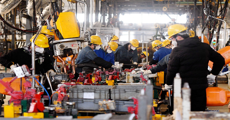 China's manufacturing activity grew at the fastest pace since 2012 as PMI rises to 52.6 in January