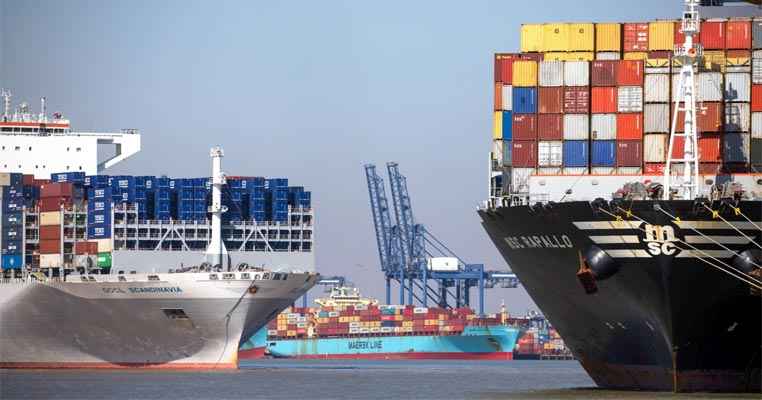 Container lines surged trans-pacific shipping prices to pick up the monthly price slump