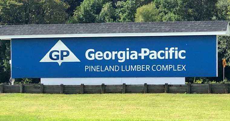Georgia-Pacific invested $120 million in a new Pineland lumber mill
