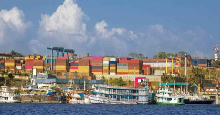 Amazon river grapples with shipping woes due to low water levels