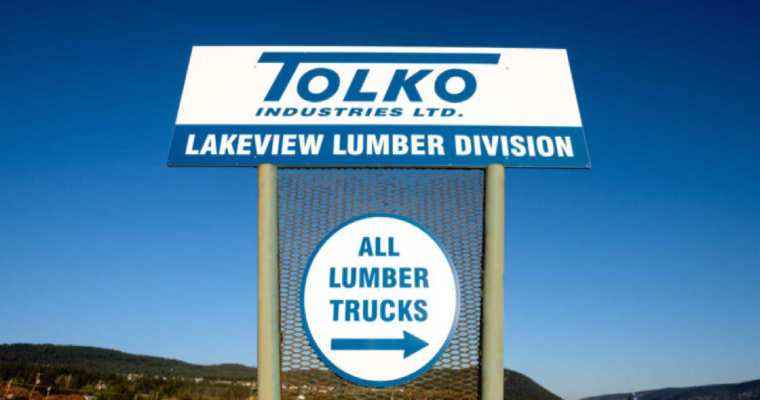 Tolko Industries cuts production at Lakeview sawmill in BC