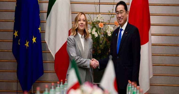 Japan & Italy forged stronger defense and economic alliances