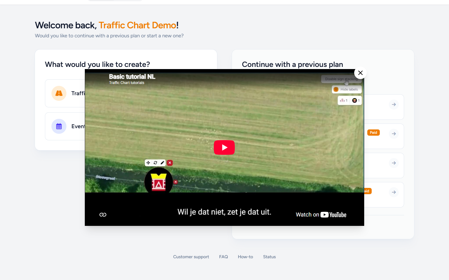 How-to video over Home