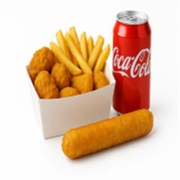 1/4 Pounder Burger and Chips Meal