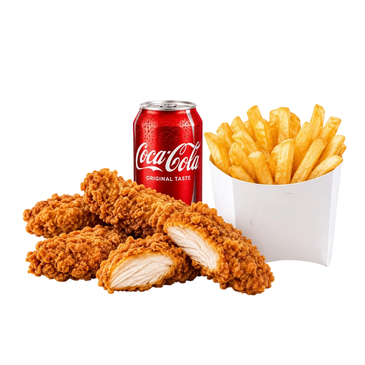 6 Chicken Tenders and Chips Meal