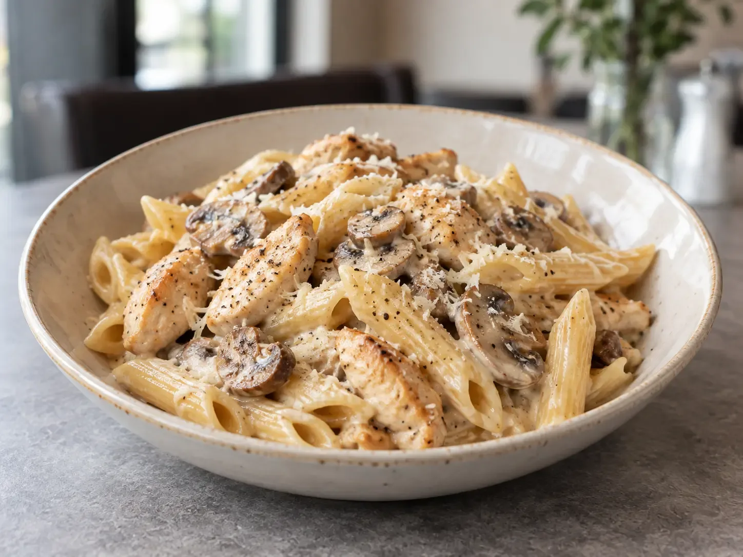 Chicken & Mushroom Penne