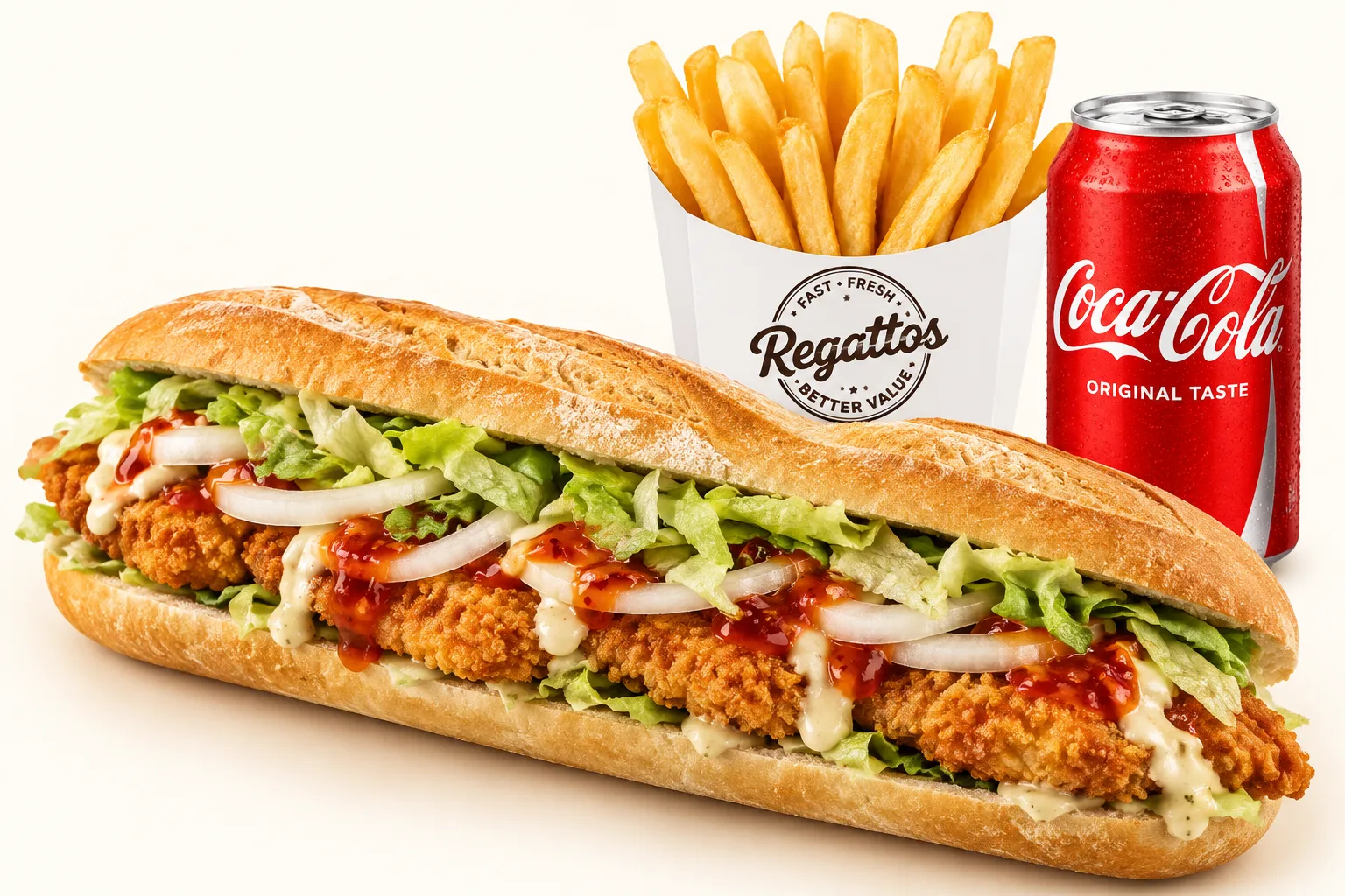 Chicken Baguette Meal