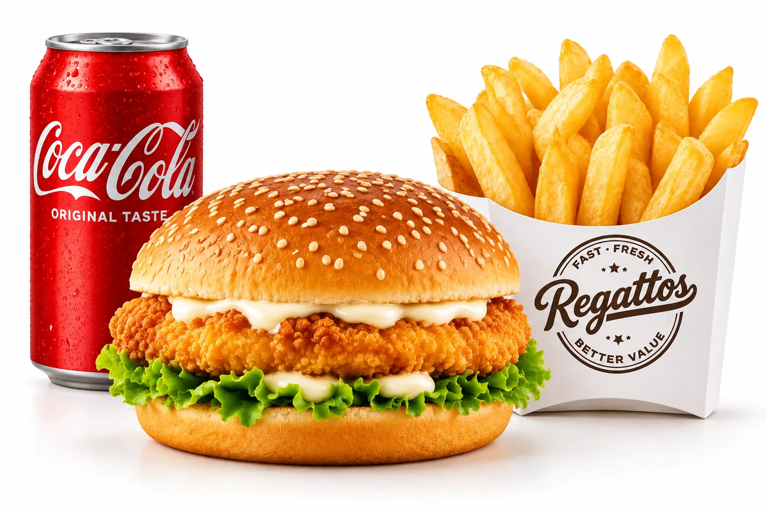 Chicken Fillet Burger Meal