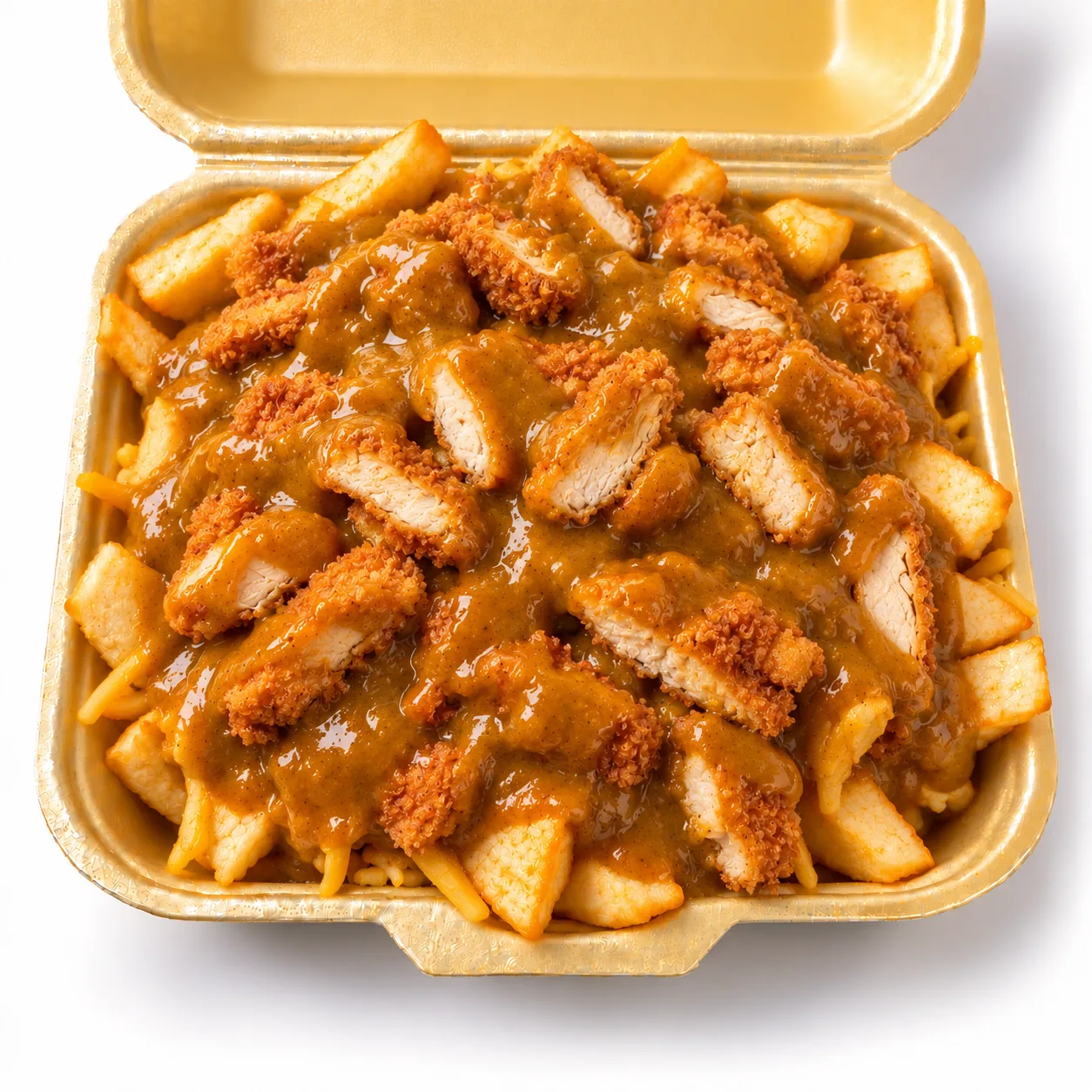 Chicken Curry with Chips