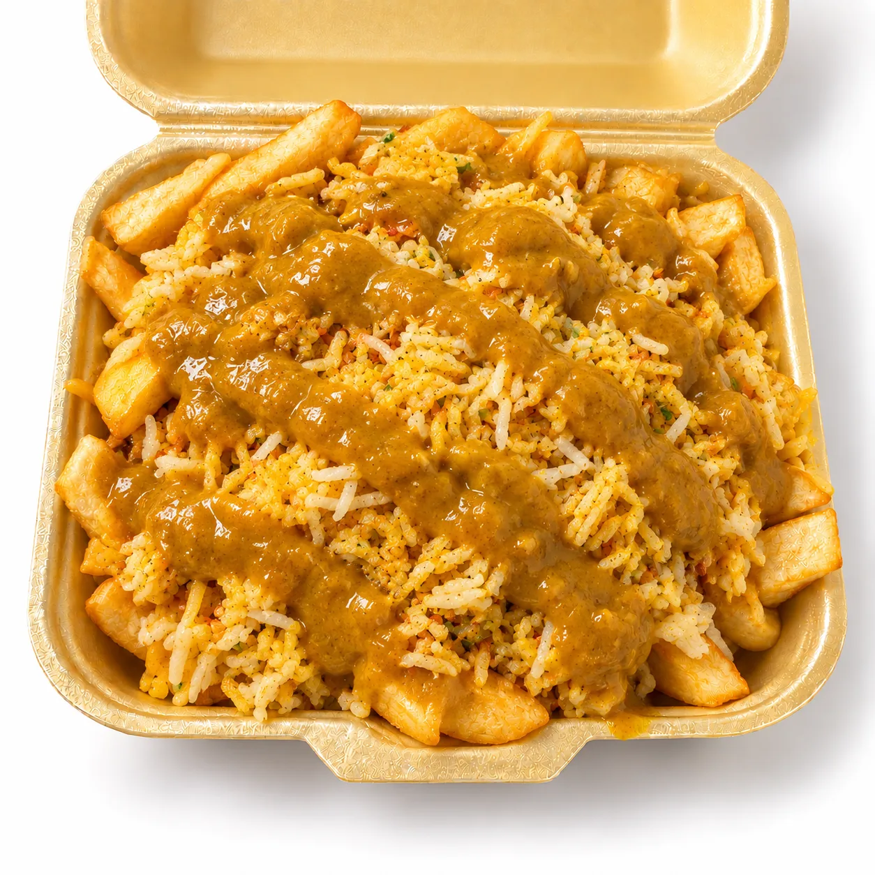 Special Three - Chips, Rice & Curry