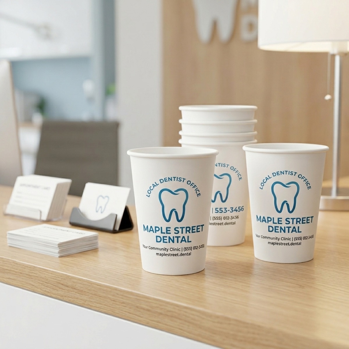 Custom Paper Cups for Dental Offices custom paper cup photo 2 – US Paper Cup Factory