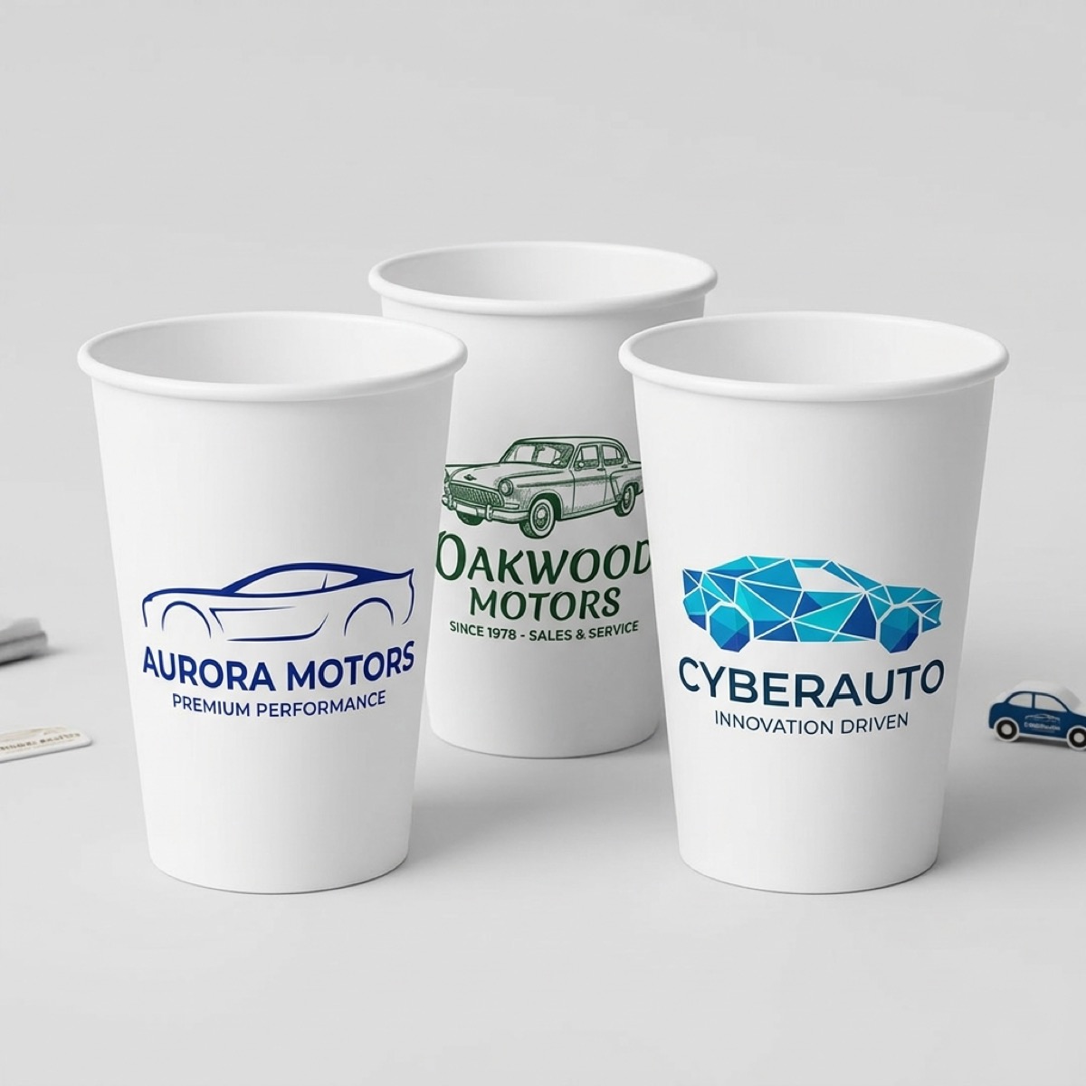 Custom Paper Cups for Auto Dealers custom paper cup photo 3 – US Paper Cup Factory