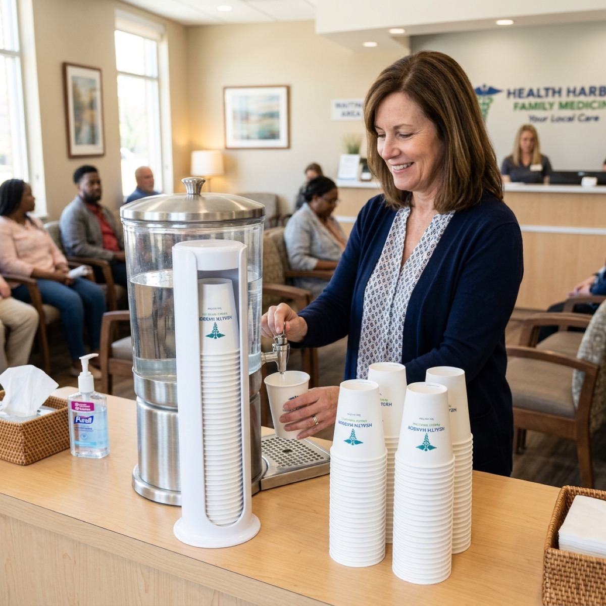 Branded Paper Cups for Medical and Dental Clinics - Custom Printed Paper Cups | US Paper Cup Factory