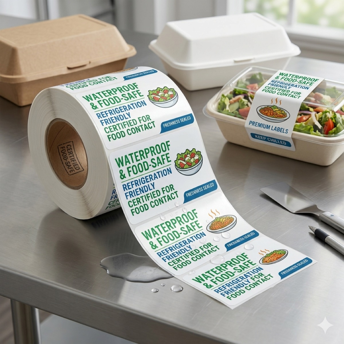 Full Color Foodsafe Custom Printed Label custom paper cup photo 2 – US Paper Cup Factory