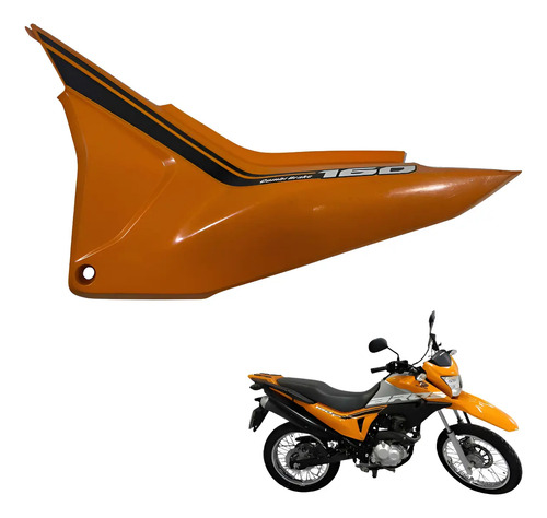 Tampa Lateral Bros 160 Esquerdo Laranja Original -792