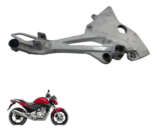 Suporte Pedaleira Esquerda Honda  Cb 300 2012 Original -2909 Vermelho