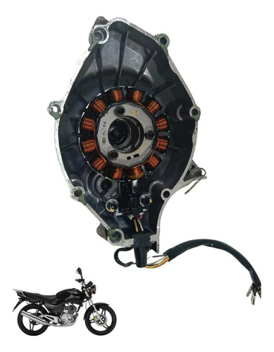 Tampa Estator Yamaha Ybr 125 2000 8076 Cinza 4