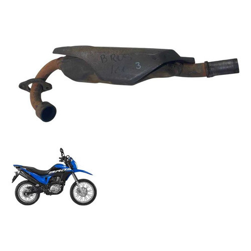 Curva Escapamento Honda Bros 160 2016 7159 2