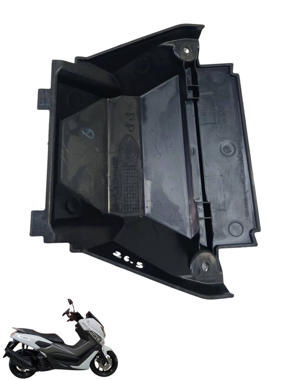 Tampa acabamento carenagem bateria  NMax 160 2017/2020 9660 2