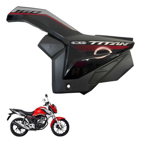 Carenagem Lateral Esquerda Honda Titan 160 Original