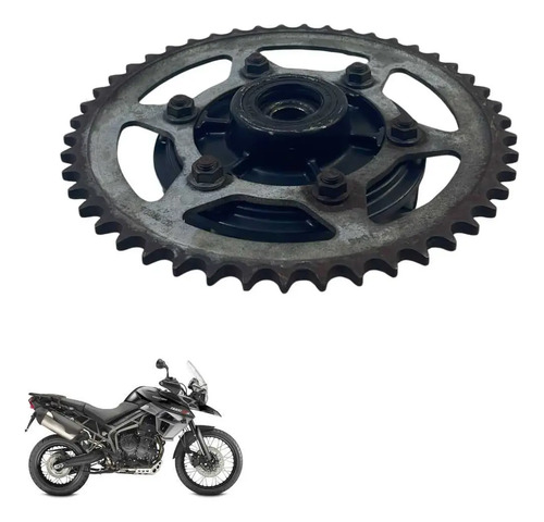 Suporte Coroa Flange Triumph Tiger 800 Original  -4218