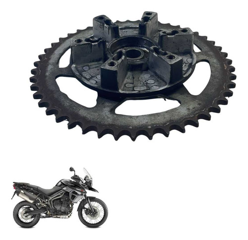Suporte Coroa Flange Triumph Tiger 800 Original  -4218 2
