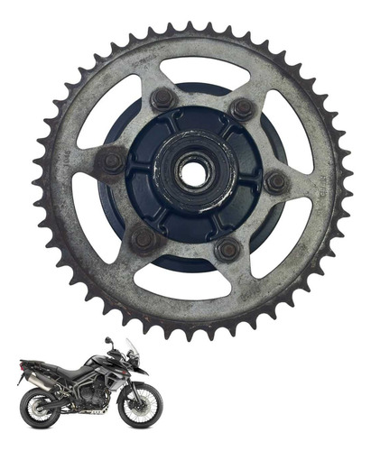 Suporte Coroa Flange Triumph Tiger 800 Original  -4218 4