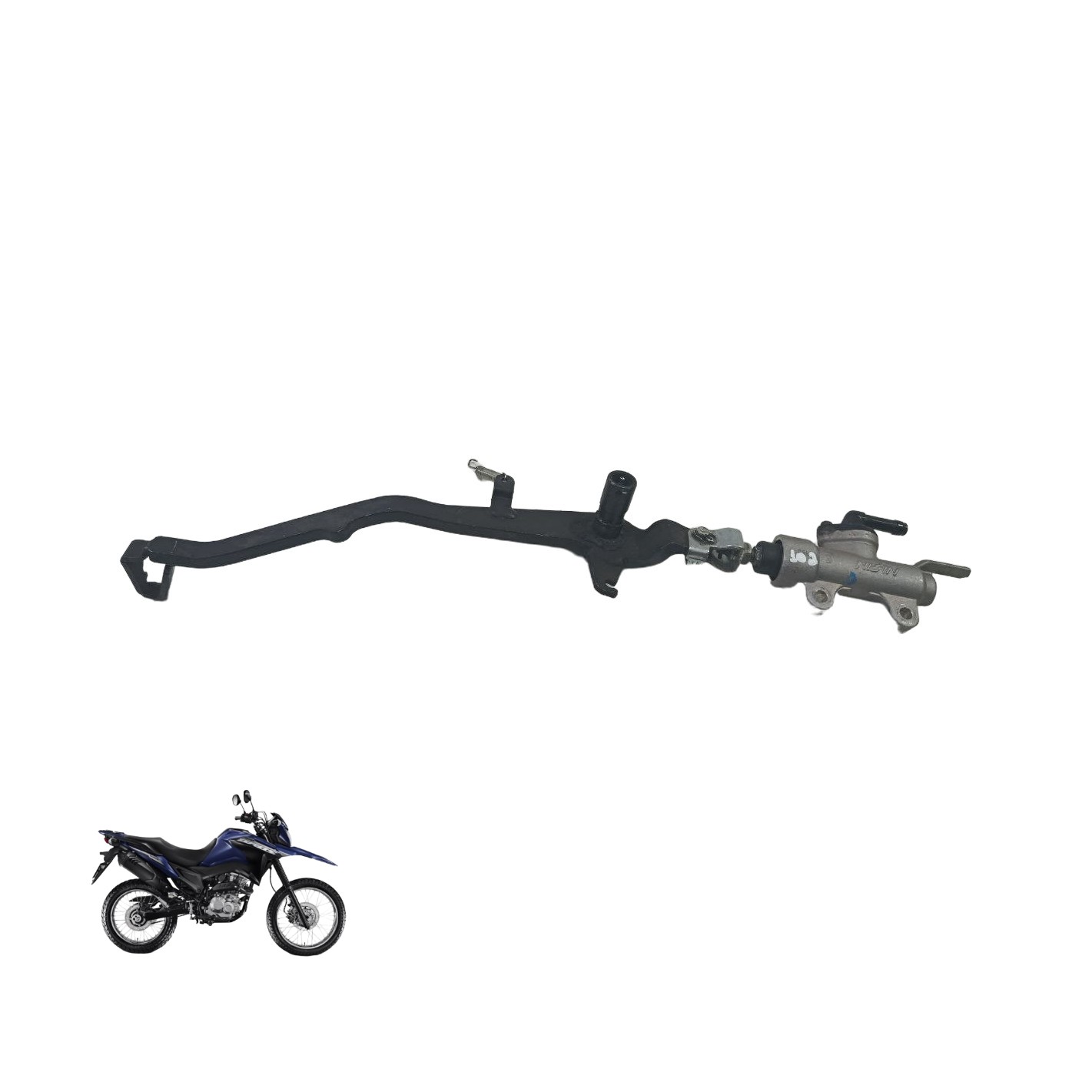 Pedal cilindro mestre traseiro Bros 160 2025 16498