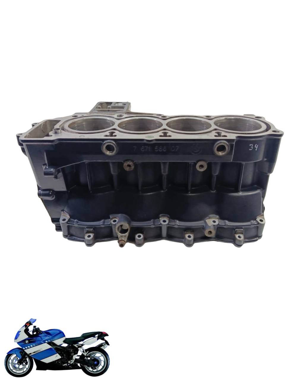 Carcaça Bloco Motor Numerado/baixado Bmw K1200 2005/2008 3