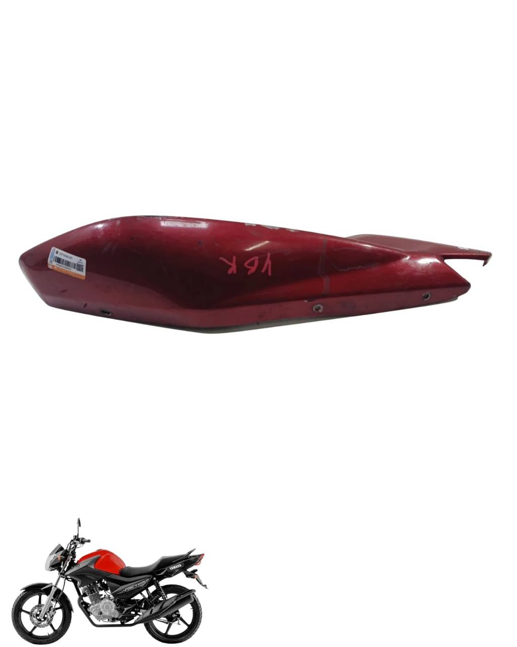 Rabeta traseira esquerda YBR 125 2008 9495