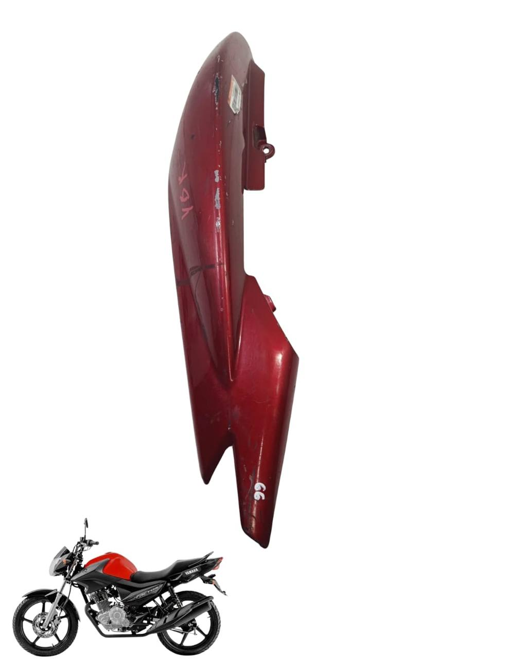 Rabeta traseira esquerda YBR 125 2008 9495 4