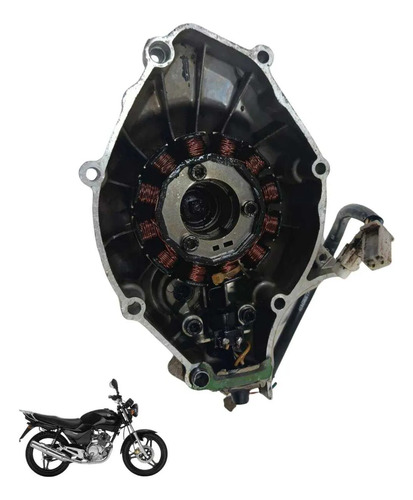 Tampa Estator Yamaha Ybr 125 2000 8075 Cinza 4