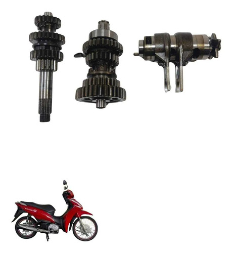 Kit Câmbio Honda Biz 110 2018 8566 Preto