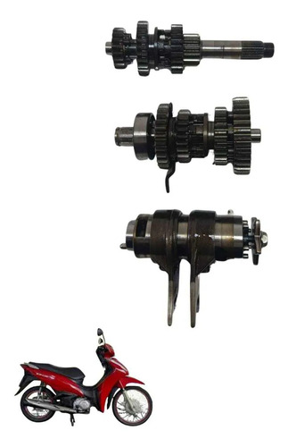 Kit Câmbio Honda Biz 110 2018 8566 Preto 2