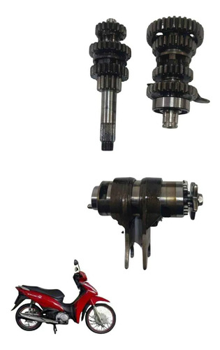 Kit Câmbio Honda Biz 110 2018 8566 Preto 3