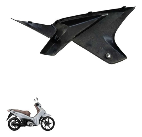 Tampa Lateral Esquerda Biz 125 2025 8450 Preto 4