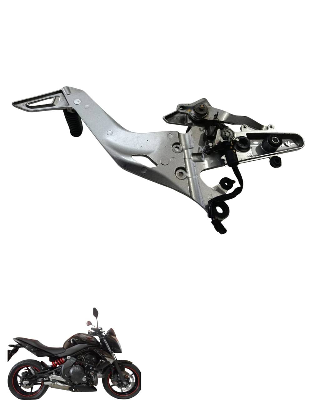 Suporte Pedaleira Direita Kawasaki Er-6n 2010 2012 9366 4